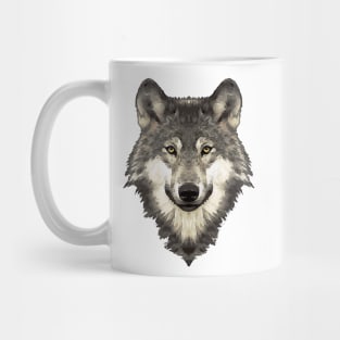 Wolfie In Gray Mug